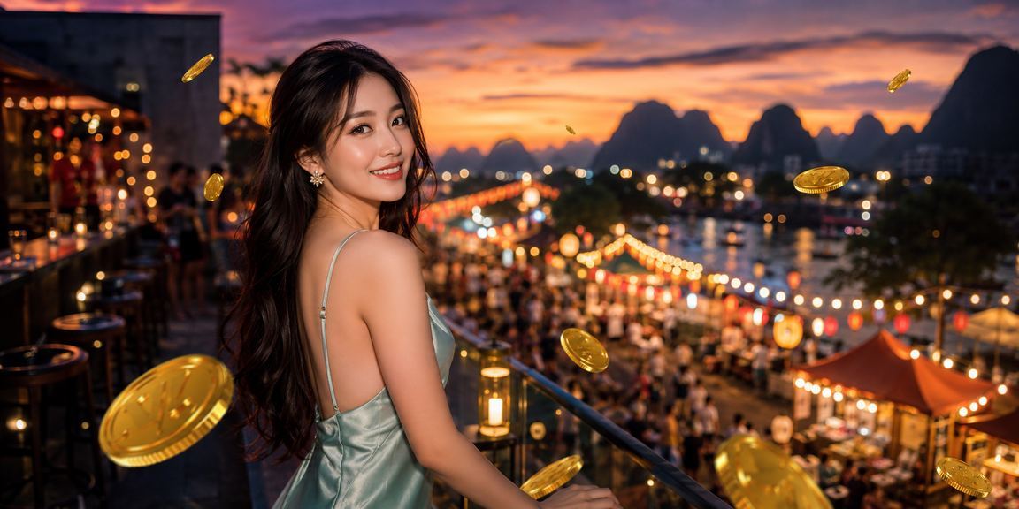 Khung cảnh chợ đêm Ninh Bình lung linh với không khí giải trí casino sôi động